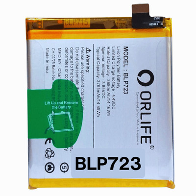 orlife Mobile Battery For  Realme X RMX1901, RMX1903, BLP723 with 1 Year Replacement Warranty
