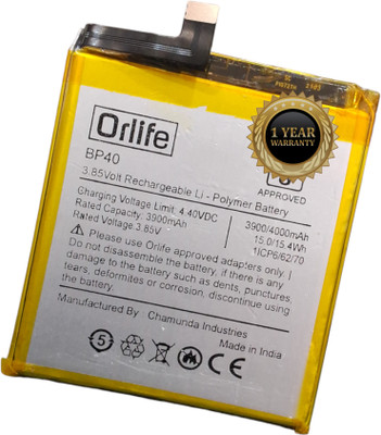 orlife Mobile Battery For  Xiaomi K20 Pro / Mi 9T Pro BP40-(4000mAh)-(1 Year Replacement Warranty)