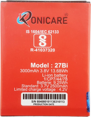 KONICARE Mobile Battery For  Itel A5, A22, A42 Plus, S21 BL-27BI