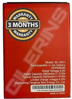 THE BATTERY STORE Mobile Battery For  Itel Original BL-29CI Battery for Itel A36 with 3 Months Warranty
