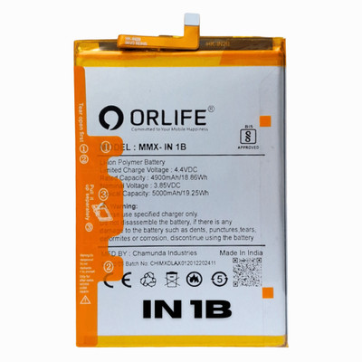 orlife Mobile Battery For  Micromax IN 1B ACBPN50M06 ( 1 Year Replacemant Warranty )