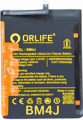 orlife Mobile Battery For  Xiaomi Redmi Note 8 Pro BM4J (1 Year Replacement Warranty)