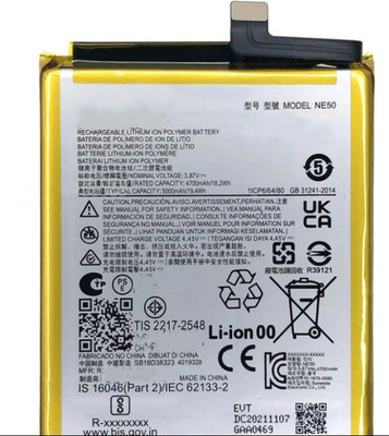 BRAVEHEART Mobile Battery For  Motorola Moto G72 / G82 / G62 / G52 -| 5000MAh | 3 MONTHS Warranty