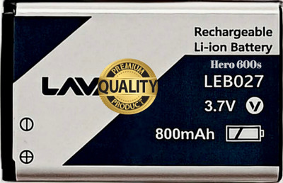 AEV Mobile Battery For  Lava Hero 600s II LEB027 II 800mAh(Premium Quality)