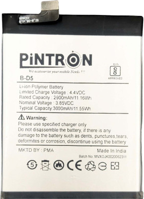 Pintron Mobile Battery For  Vivo V7 B-D5 Mobile Battery Compatible For Vivo V7 B-D5{3000mAh} -with 90 days Warranty