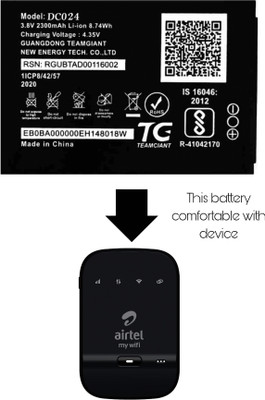 TokTon Mobile Battery For  Airtel Xstream DigitalTV AMF-311WW 2300mAh