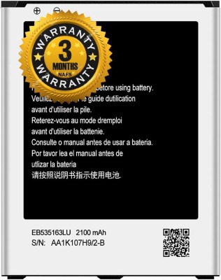 NAFS Mobile Battery For  Samsung Galaxy Grand Dous GT-i9082 EB-EB535163LU Grand Neo Plus GT-i9060i with 3 Months Warranty