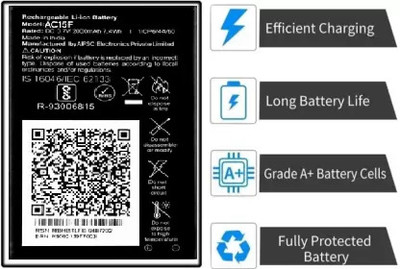 DVJ Mobile Battery For  KEYPAD LYF JIO Jio-ONLY-KEYPADII AC15F /F220B/3.7V/2000mAh