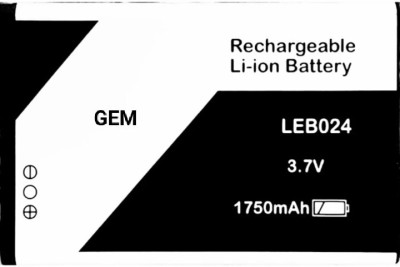 AEV Mobile Battery For  Lava Leb024 II Gem Wave II Connect M1 4G II KKT Pearl II 1750mAh