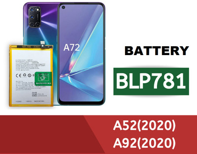 BKN Mobile Battery For  OPPO Oppo A52 A72 A92 Battery BLP781 CPH2059 CPH2061 CPH2069 CPH2067 (5000 MAH)