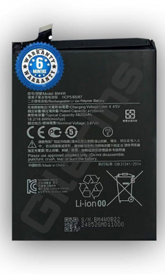 GILERINS Mobile Battery For  Redmi Original BM4W Battery for Redmi 10i /10T Lite with 6 Month Warranty