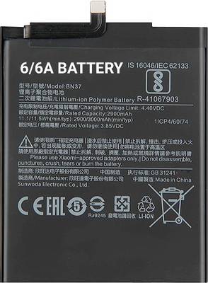 AEHUB Mobile Battery For  XIAOMI Mi Redmi 6 / 6A BN37 3000mAh