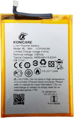 KONICARE Mobile Battery For  Itel P32, A44 Power, A52, P51, P33 Plus, BL-38AI