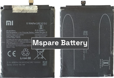 Mspare Mobile Battery For  Xiaomi Mi Redmi Note 8 Pro | Model BM4J {4500mAH}