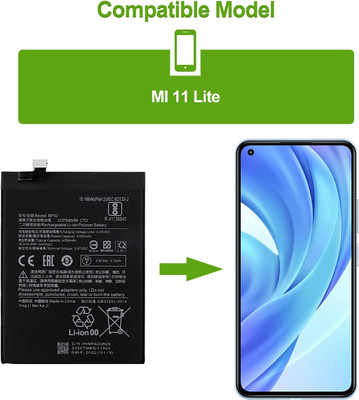 BKN Mobile Battery For  XIAOMI / REDMI / POCO / Mi QC PASSED Xiaomi Mi 11 Lite 5G / Xiaomi 11 Lite NE 5G Battery BP42 – 4250mAh