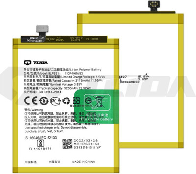 BRAVEHEART Mobile Battery For  OPPO A91 / Oppo F15 / Oppo Reno 3 - BLP765 | 3 Months Warranty
