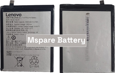 Mspare Mobile Battery For  Lenovo Vibe K5 Note | Model BL261 {3500mAH}