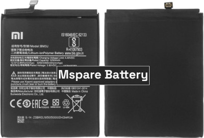 Mspare Mobile Battery For  Xiaomi 8 Lite | Model BM3J {3350mAH}