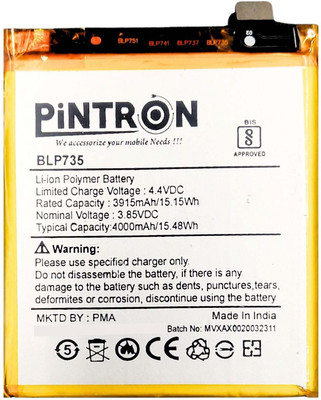 Pintron Mobile Battery For  Oppo Reno2 Mobile Battery for Oppo Reno2 / BLP735 with 90 Days warranty