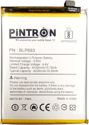 Pintron Mobile Battery For  Realme 3, 3i, RMX1827 RMX1825 RMX1821 Mobile Battery For Realme 3, 3i, RMX1827/RMX1825/RMX1821/BLP693