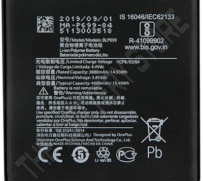 THE BATTERY STORE Mobile Battery For  Oneplus BLP699 Battery for Oneplus 7 Pro GM1911 GM1913 with 1 Year Warranty