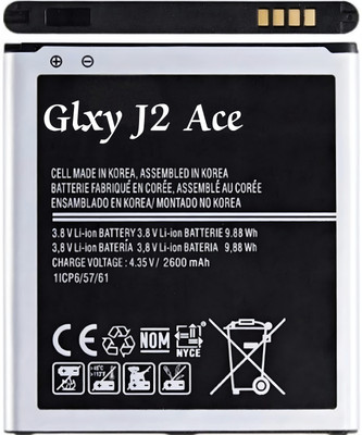 TokTon Mobile Battery For  Compatible Samsung Galaxy J2 Ace 2600mAh Full Backup
