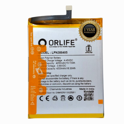 orlife Mobile Battery For  Nokia X30 5G (TA‑1443 TA‑1450) ( 1 Year Replacemant Warranty )