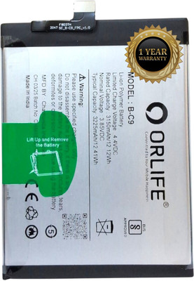 orlife Mobile Battery For  Vivo V7+ Plus Y79, 1716, 1850, Y79A ,B-C 9 ( 1 Year Replacement Warranty )