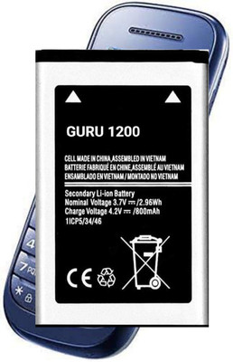 Wokia-Electronics Company Mobile Battery For  Samsung Guru 1200 / 800mAh (Premium Quality)