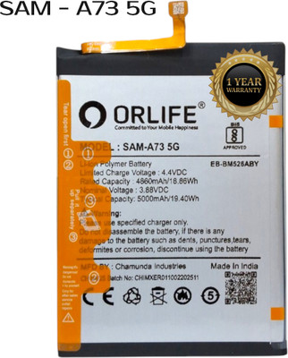orlife Mobile Battery For  Samsung A73 5G / A33 5G / A53 5G / A54 5G / A25 5G |A73 5G