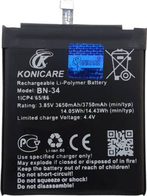 KONICARE Mobile Battery For  Xiaomi Redmi 5A BN34, MCG3B, MCI3B