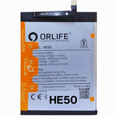 orlife Mobile Battery For  Motorola Moto E4 Plus | Moto E5 Plus ,HE50 1 Year Replacement Warranty