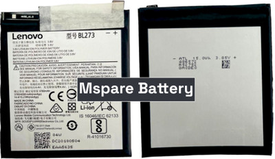Mspare Mobile Battery For  Lenovo K8 Plus | Model BL273 {4000mAH}