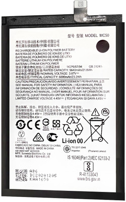 SOCO Mobile Battery For  Motorola G60 / G40 Fusion / G9 Power - 6000MAh