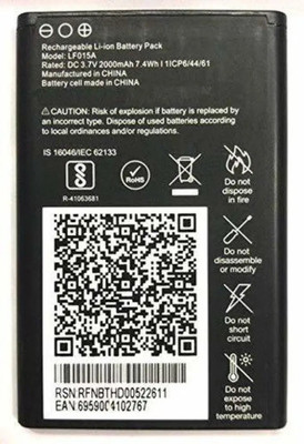 BRAVEHEART Mobile Battery For  LYF Jio Phone F220B