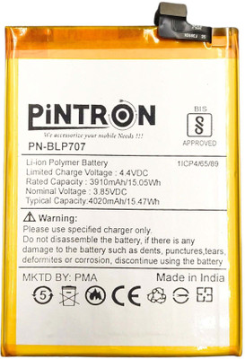 Pintron Mobile Battery For  Oppo F11 Mobile Battery for Oppo F11 BLP707 Battery with 90 Days Warranty