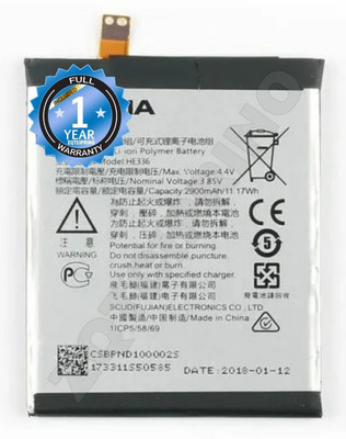 THE BATTERY STORE Mobile Battery For  Nokia HE336 Nokia 5 3.1 (TA-1063) / 5.1 (TA-1075) / (TA-1053) with 1 Year Warranty