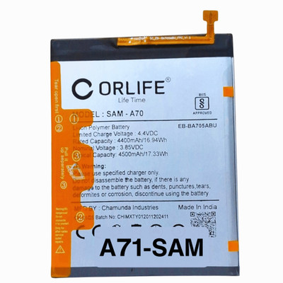 orlife Mobile Battery For  Samsung A71 (SM-A7160) EB-BA715ABY |A71 ( 1 Year Replacement Warranty )