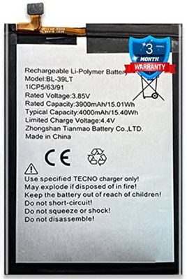 THE BATTERY STORE Mobile Battery For  Tecno 39LT Battery with 3 Month Warranty and High Capacity Battery Backup