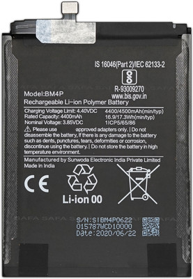 Safa Mobile Battery For  POCO X2 - 4500mAh