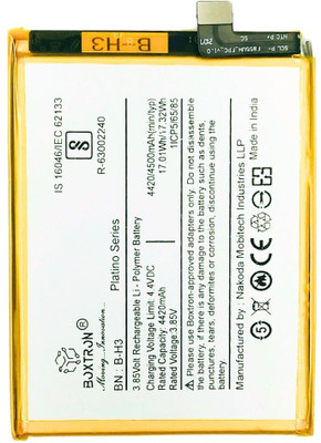 Boxtron Mobile Battery For  BN- B-H3 Vivo Z1x 4500mAh 180 days Warranty