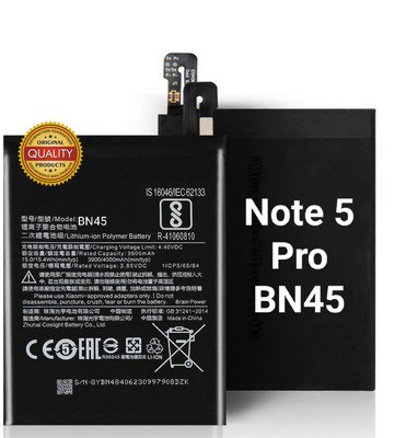 MATSV Mobile Battery For  Xiaomi Mi Note 5 Pro/ BN45/ 4000mAh