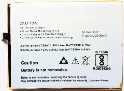 v epower Mobile Battery For  Micromax Canvas Juice 4 ( Q382 )