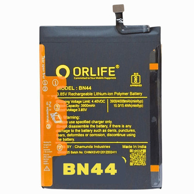 orlife Mobile Battery For  Redmi Note 5 Plus, NOTE 5 | BN44 (1 Year Replacement Warranty)