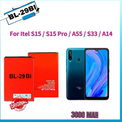 PARADISEECOM Mobile Battery For  ITEL / itel New and original ITEL BL-29BI For S15 Pro A55/A55 LTE L6003P 3000mAh