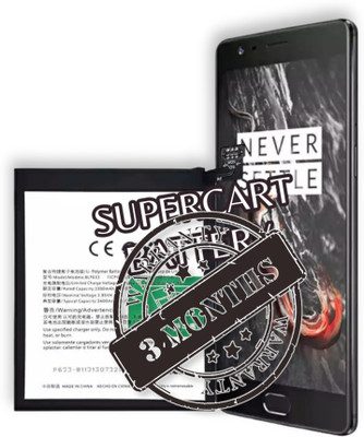 SUPERCART Mobile Battery For  Oppo Oneplus 3T / 1+ 3T / Oneplus Three T Model BLP633
