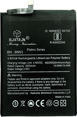 Boxtron Mobile Battery For  Original Xiaomi Poco M2 Pro, Redmi Note 10 Pro, Redmi Note 10 Pro Max, MI Note 9 Pro, MI Note 9 Pro Max(Li-Polymer, 3.87 V, 5020 mAh, Original)