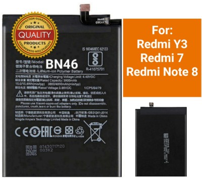 MATSV Mobile Battery For  Xiaomi Mi Y3/ Redmi 7 / Mi Note 8/ BN46/ 4000mAh