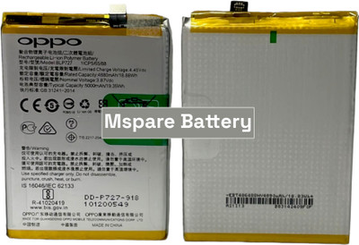 Mspare Mobile Battery For  Oppo A5 / A9 | Model BLP727 {5000mAH}