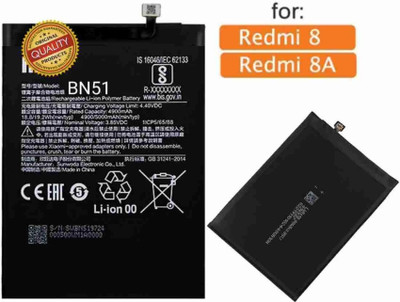 BKN Mobile Battery For  XIAOMI / REDMI / POCO / Mi BN51 Original Mobile Battery for Xiaomi Redmi 8, Redmi 8A, 5000 mAh